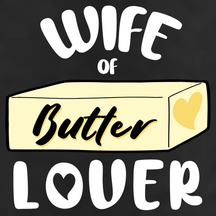 Funny Wife Of Butter Lover Matching Group Golf Towel