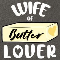 Funny Wife Of Butter Lover Matching Group Cotton Canvas Backpack