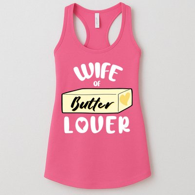 Funny Wife Of Butter Lover Matching Group Womens Tank Top