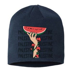 Floral Watermelon Palestine Watermelon Sustainable Beanie