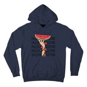 Floral Watermelon Palestine Watermelon Tall Hoodie