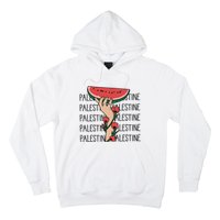 Floral Watermelon Palestine Watermelon Hoodie