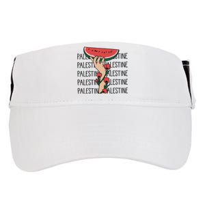 Floral Watermelon Palestine Watermelon Adult Drive Performance Visor