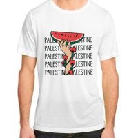 Floral Watermelon Palestine Watermelon Adult ChromaSoft Performance T-Shirt