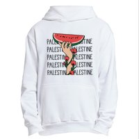 Floral Watermelon Palestine Watermelon Urban Pullover Hoodie