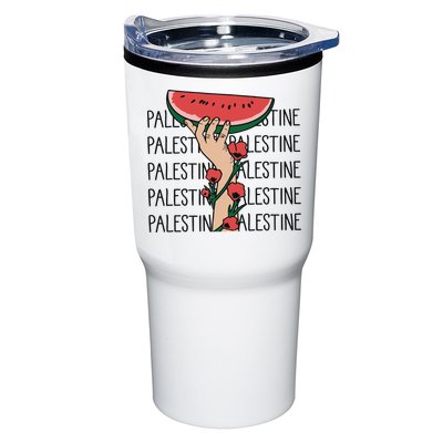 Floral Watermelon Palestine Watermelon Tumbler