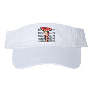 Floral Watermelon Palestine Watermelon Valucap Bio-Washed Visor