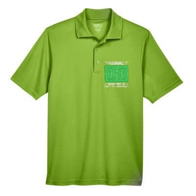 Floorball What Part Of DonT Understand Hockey Unihockey Gift Men's Origin Performance Pique Polo