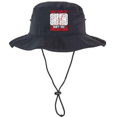 Funny What Part Of Hockey Dont You Understand Hockey Player Bucket Hat