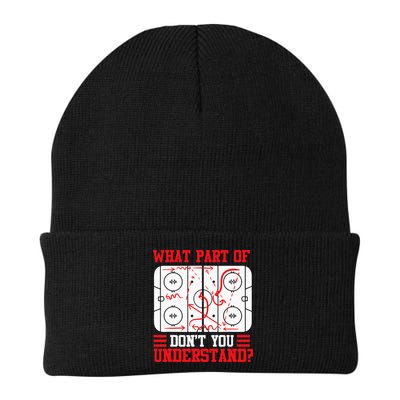 Funny What Part Of Hockey Dont You Understand Hockey Player Beanie
