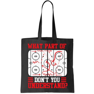 Funny What Part Of Hockey Dont You Understand Hockey Player Bag