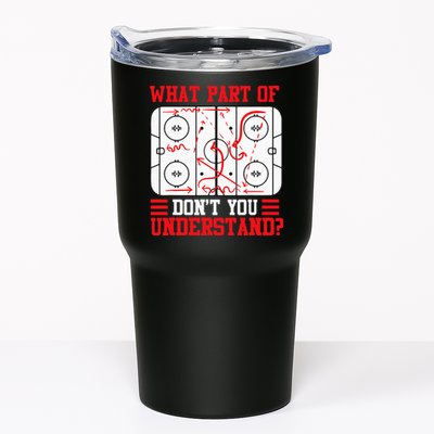 Funny What Part Of Hockey Dont You Understand Hockey Player Tumbler