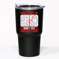 Funny What Part Of Hockey Dont You Understand Hockey Player Tumbler