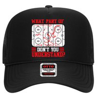 Funny What Part Of Hockey Dont You Understand Hockey Player Hat