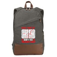 Funny What Part Of Hockey Dont You Understand Hockey Player Cotton Canvas Backpack