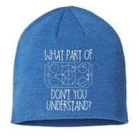 Funny What Part Of Hockey Dont You Understand Hockey Player Gift Sustainable Beanie