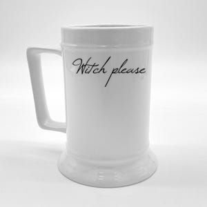 Funny Witch Please Basic Halloween Gift Beer Stein