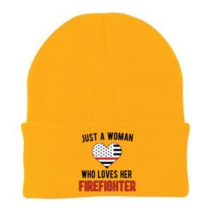 Firefighter Wife Proud Fire Wife Gift Knit Cap Winter Beanie