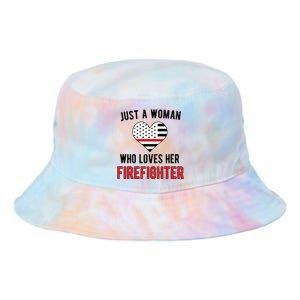 Firefighter Wife Proud Fire Wife Gift Tie Dye Newport Bucket Hat