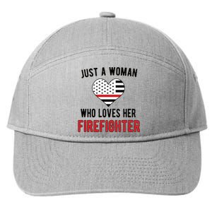 Firefighter Wife Proud Fire Wife Gift 7-Panel Snapback Hat