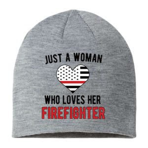 Firefighter Wife Proud Fire Wife Gift Sustainable Beanie