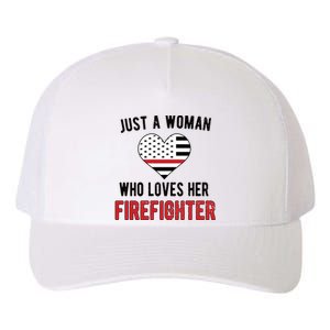 Firefighter Wife Proud Fire Wife Gift Yupoong Adult 5-Panel Trucker Hat