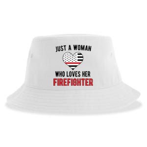 Firefighter Wife Proud Fire Wife Gift Sustainable Bucket Hat