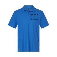 Funny What Part Of Hockey DonT You Understand Hockey Player Gift Softstyle Adult Sport Polo