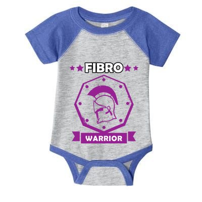 Fibro Warrior Purple Fibromyalgia Awareness Cool Gift Infant Baby Jersey Bodysuit