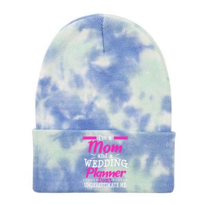 Funny Wedding Planner Thank You Gift Mom Mothers Day Cute Gift Tie Dye 12in Knit Beanie