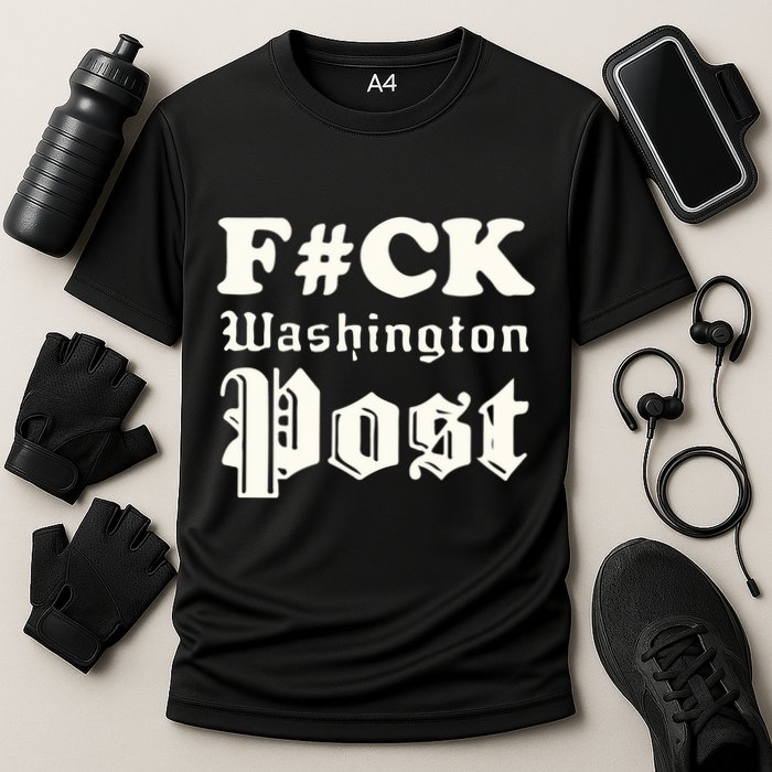 Fuck Washington Post Cooling Performance Crew T-Shirt