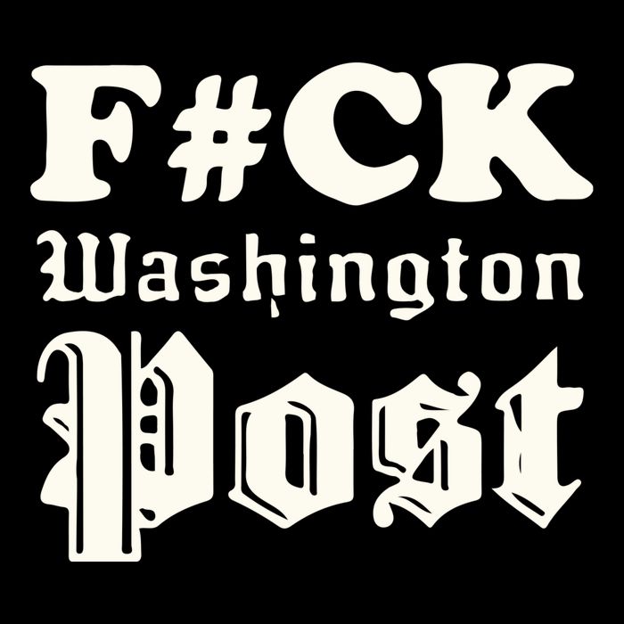 Fuck Washington Post Cooling Performance Crew T-Shirt