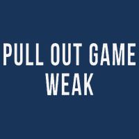 Funny Weak Pullout Game Pull Out New Dad Father Fathers Day Infant Baby Jersey Bodysuit