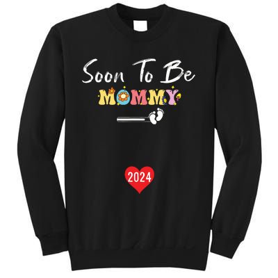 Funny Women Pregnancy Soon To Be Mommy 2024 Funny New Mom Sweatshirt