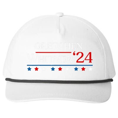 First Woman President Whitmer 2024 Gretchen Whitmer 47 Vote Snapback Five-Panel Rope Hat