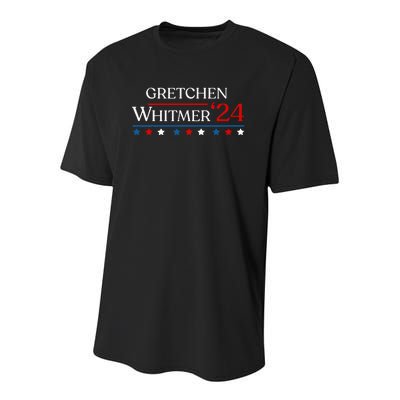 First Woman President Whitmer 2024 Gretchen Whitmer 47 Vote Youth Performance Sprint T-Shirt