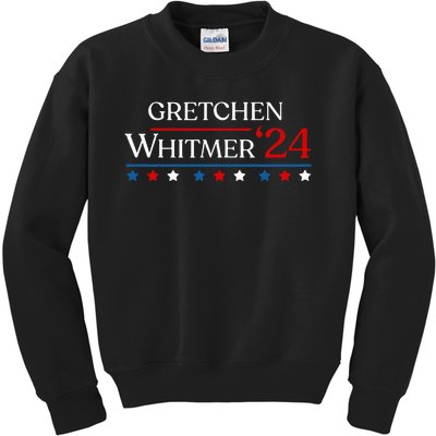 First Woman President Whitmer 2024 Gretchen Whitmer 47 Vote Kids Sweatshirt