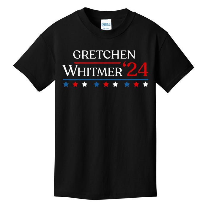 First Woman President Whitmer 2024 Gretchen Whitmer 47 Vote Kids T-Shirt