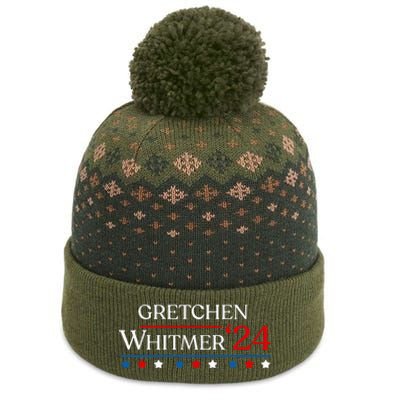 First Woman President Whitmer 2024 Gretchen Whitmer 47 Vote The Baniff Cuffed Pom Beanie