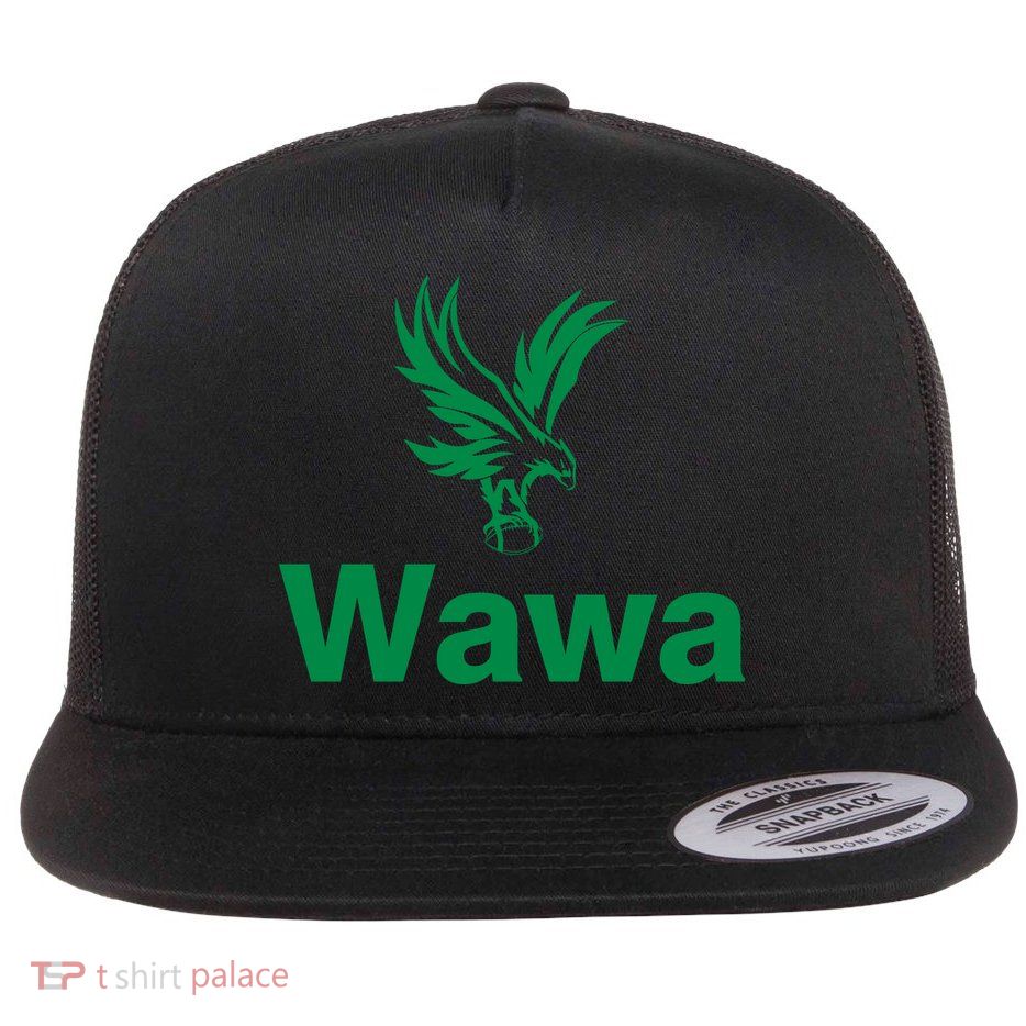 Funny Wawa_eagle Philadelphia Football Fan Flat Bill Trucker Hat