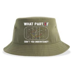 Funny What Part Of Hockey DonT You Understand Hockey Coach Gift Sustainable Bucket Hat