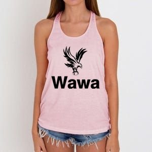 Funny Wawa_eagle Philadelphia Football Fan Women's Knotted Racerback Tank