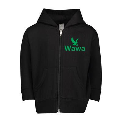 Funny Wawa_eagle Philadelphia Football Fan Toddler Zip Fleece Hoodie