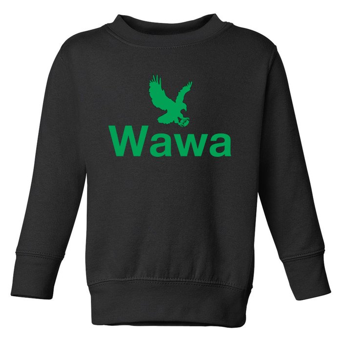 Funny Wawa_eagle Philadelphia Football Fan Toddler Sweatshirt