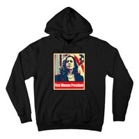 First Woman President Of America Kamala Harris 2024 Hoodie