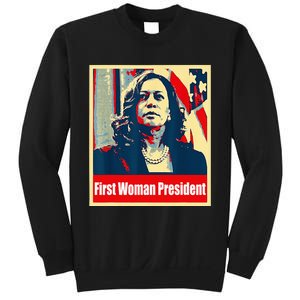 First Woman President Of America Kamala Harris 2024 Sweatshirt