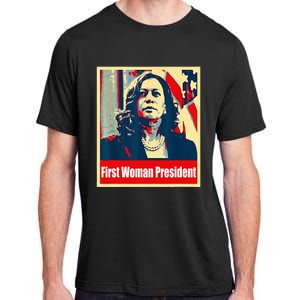 First Woman President Of America Kamala Harris 2024 Adult ChromaSoft Performance T-Shirt