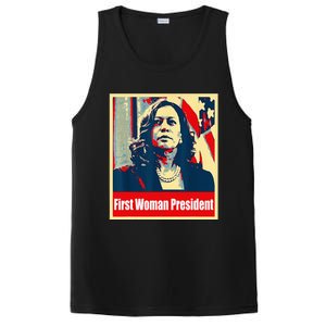 First Woman President Of America Kamala Harris 2024 PosiCharge Competitor Tank