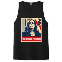 First Woman President Of America Kamala Harris 2024 PosiCharge Competitor Tank