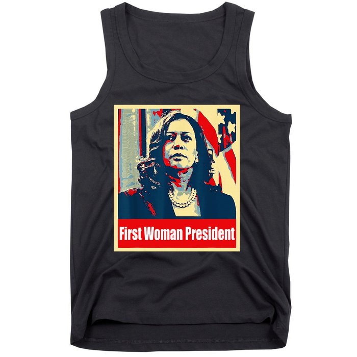 First Woman President Of America Kamala Harris 2024 Tank Top